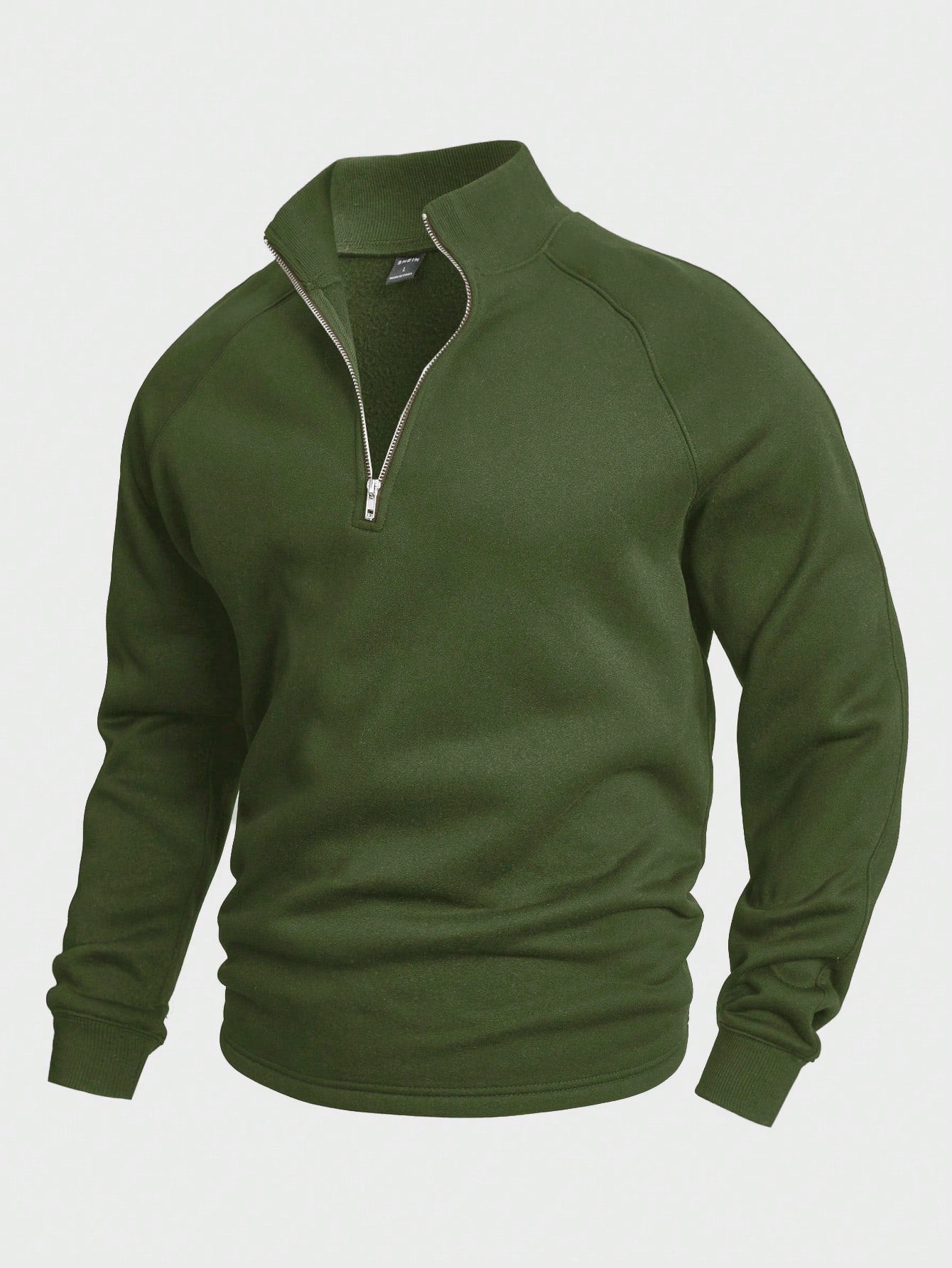 Antonio | Zip-up med Halv Dragkedja