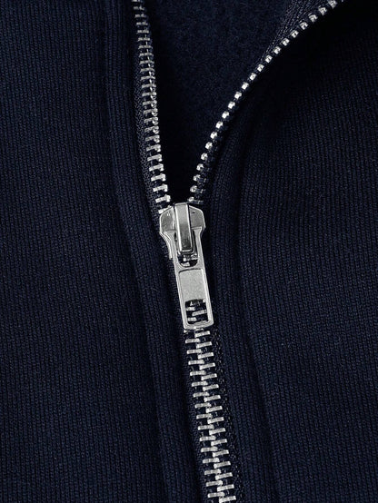 Antonio | Zip-up med Halv Dragkedja